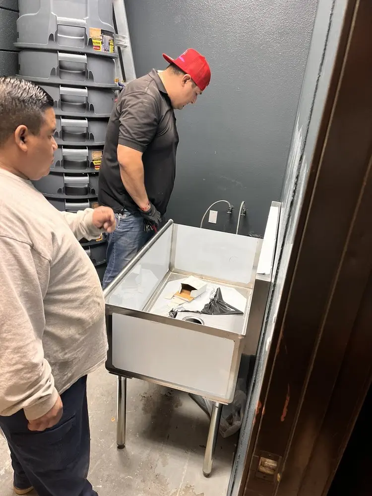 Commercial plumbing and sink installation in Edgewood Meadows
